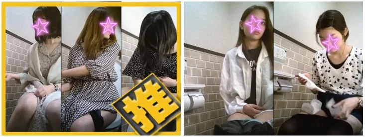 逮捕された盗撮師が帰還!?「プレミアム美盗トイレ」!!~死角なし!前後から激写される美女達の無防備な排泄映像集~
